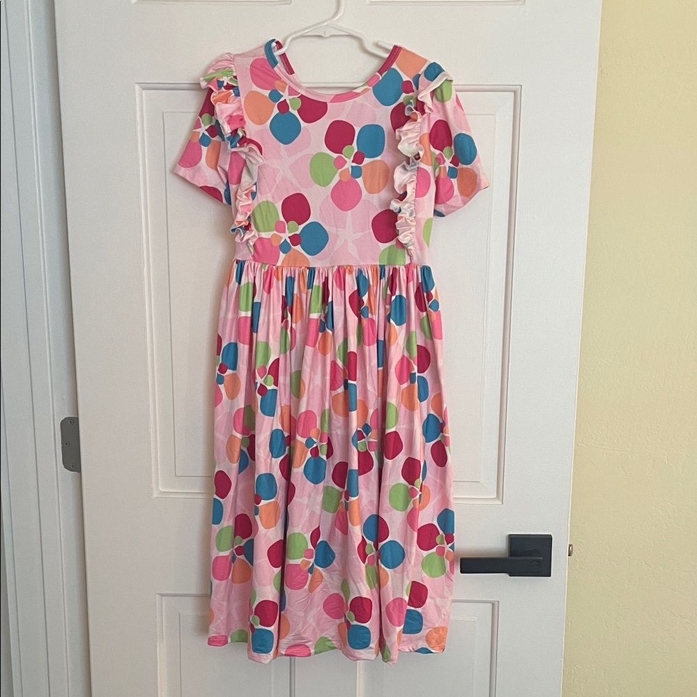 Colorful Polka Dot Kids Dress